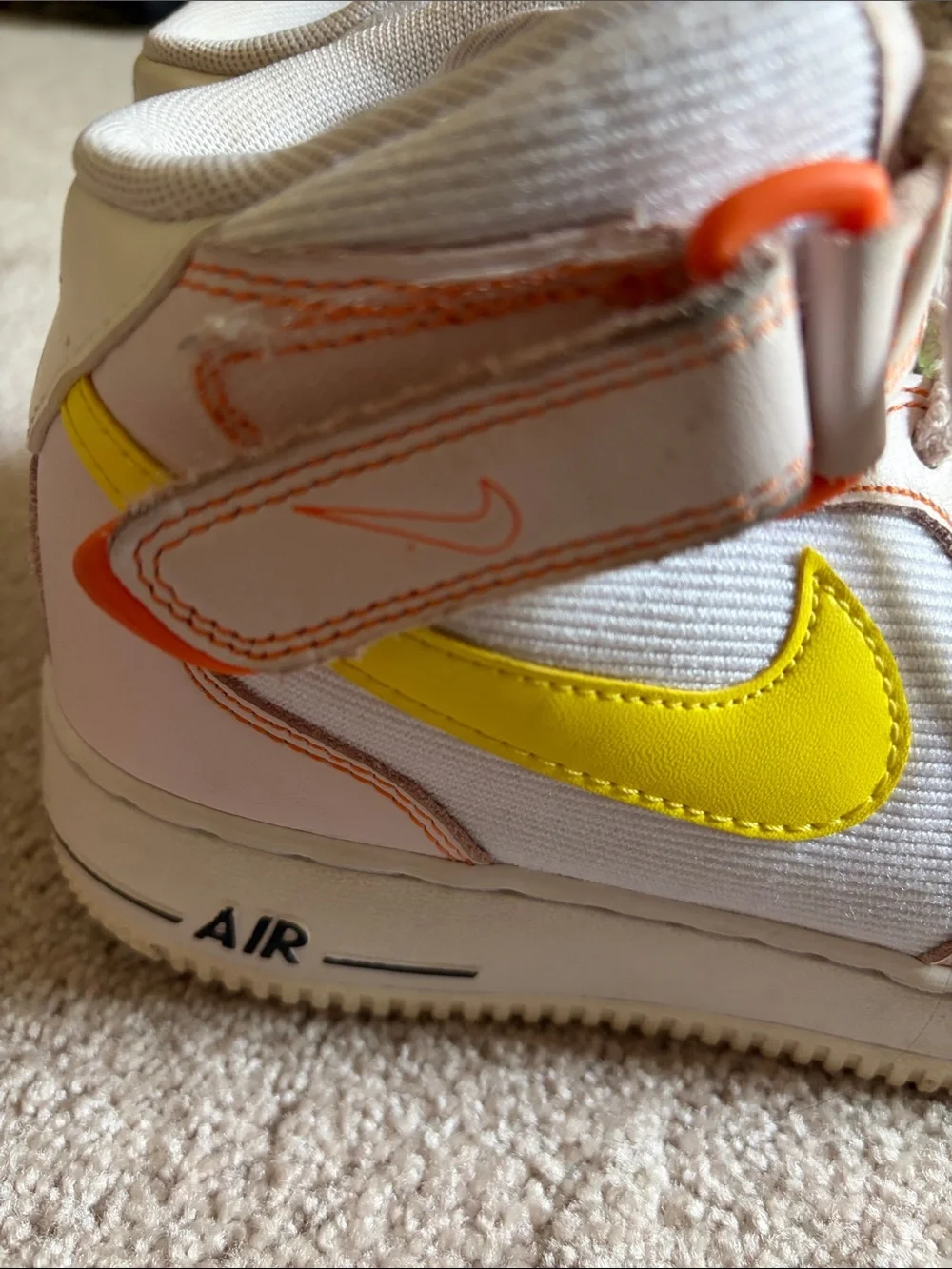 Nike Air Force White Athletic Sneaker size 8.5